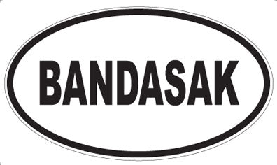 BANDASAK - Oval Magnet