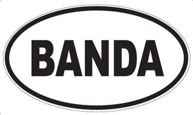 BANDA - Oval Magnet