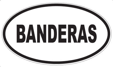 BANDERAS - Oval Magnet