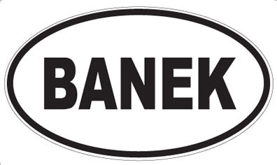BANEK - Oval Magnet