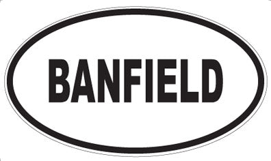 BANFIELD - Oval Magnet