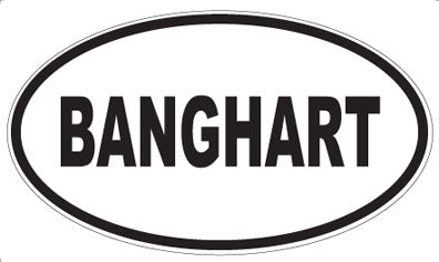 BANGHART - Oval Magnet