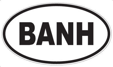 BANH - Oval Magnet