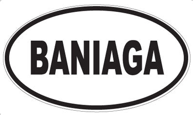 BANIAGA - Oval Magnet