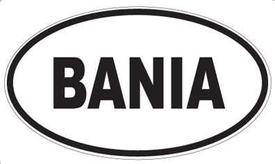 BANIA - Oval Magnet