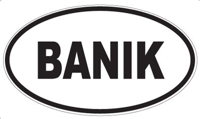 BANIK - Oval Magnet