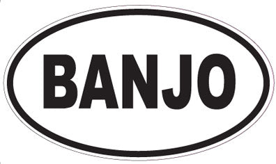 BANJO - Oval Magnet