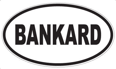 BANKARD - Oval Magnet