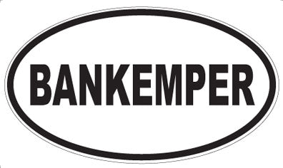 BANKEMPER - Oval Magnet