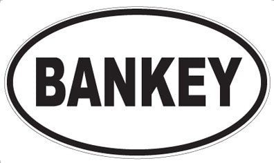 BANKEY - Oval Magnet