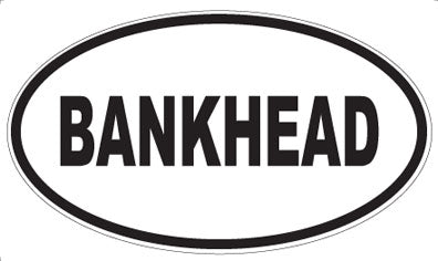 BANKHEAD - Oval Magnet