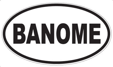 BANOME - Oval Magnet