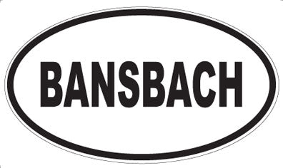 BANSBACH - Oval Magnet