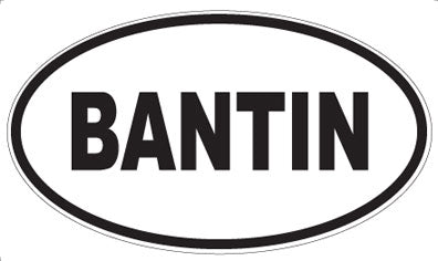 BANTIN - Oval Magnet