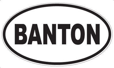 BANTON - Oval Magnet
