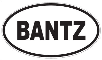 BANTZ - Oval Magnet