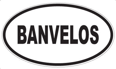 BANVELOS - Oval Magnet