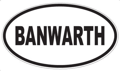 BANWARTH - Oval Magnet