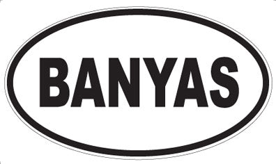 BANYAS - Oval Magnet