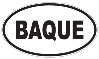 BAQUE - Oval Magnet