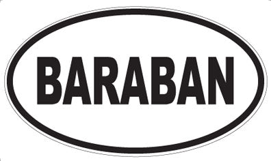 BARABAN - Oval Magnet