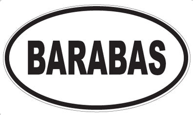 BARABAS - Oval Magnet