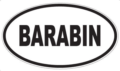 BARABIN - Oval Magnet