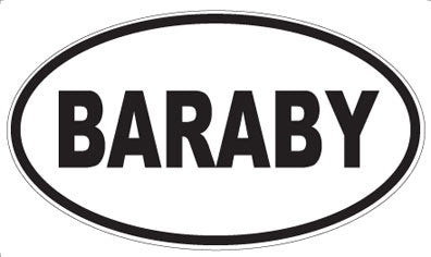 BARABY - Oval Magnet