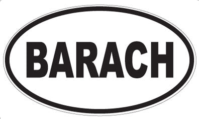 BARACH - Oval Magnet