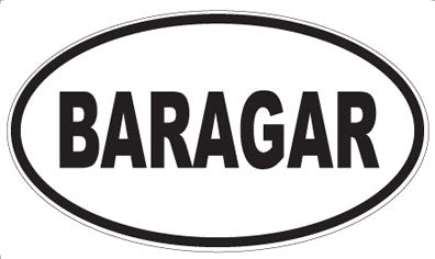 BARAGAR - Oval Magnet