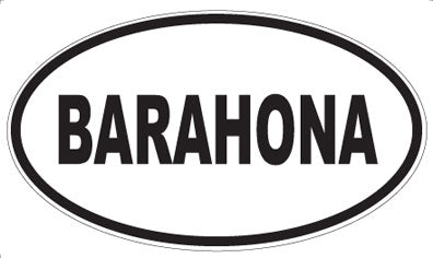 BARAHONA - Oval Magnet
