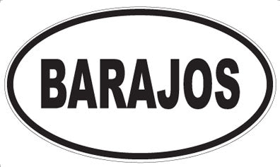 BARAJOS - Oval Magnet