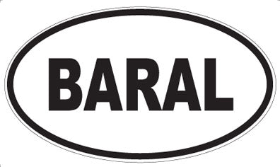 BARAL - Oval Magnet