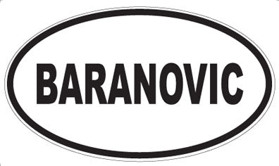 BARANOVIC - Oval Magnet