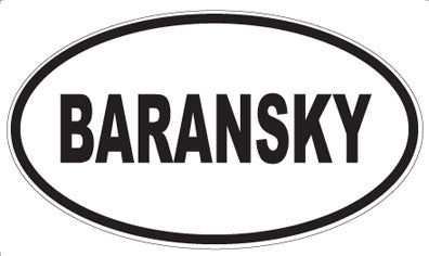 BARANSKY - Oval Magnet