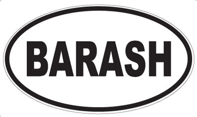 BARASH - Oval Magnet