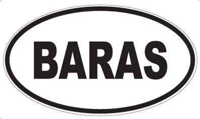 BARAS - Oval Magnet
