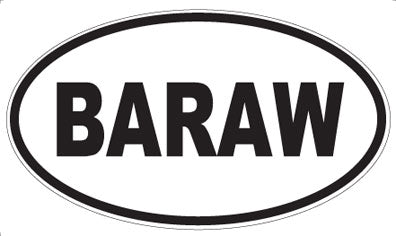 BARAW - Oval Magnet