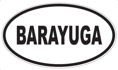 BARAYUGA - Oval Magnet
