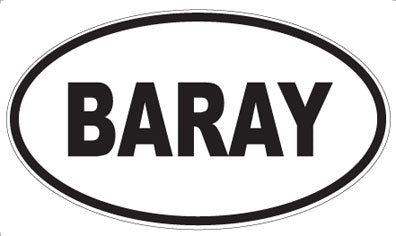BARAY - Oval Magnet