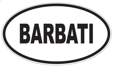 BARBATI - Oval Magnet