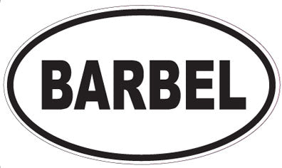 BARBEL - Oval Sticker