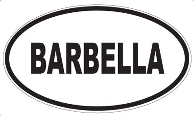 BARBELLA - Oval Magnet