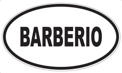 BARBERIO - Oval Magnet