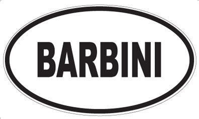 BARBINI - Oval Magnet