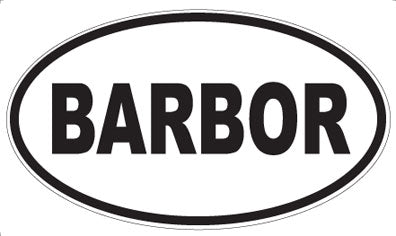 BARBOR - Oval Magnet