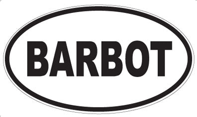 BARBOT - Oval Magnet