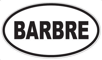 BARBRE - Oval Magnet