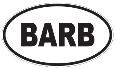 BARB - Oval Magnet