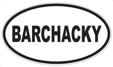 BARCHACKY - Oval Magnet